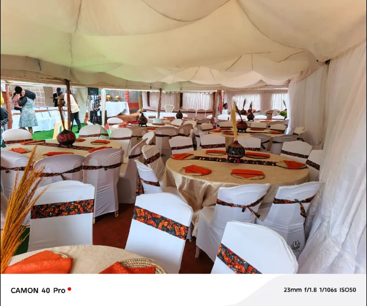 Traditional ceremony setup by EJD Events